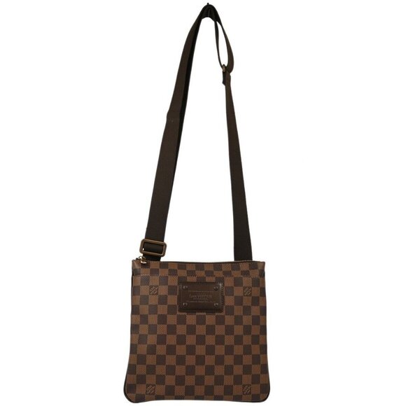 Louis Vuitton Damier Pochette Plate Brooklyn Shoulder Bag